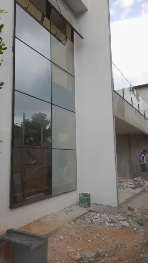 pele de vidro para fachada