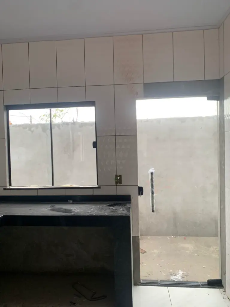 porta de vidro comercial